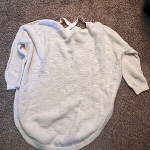 Express Cream Crew Neck Sweater